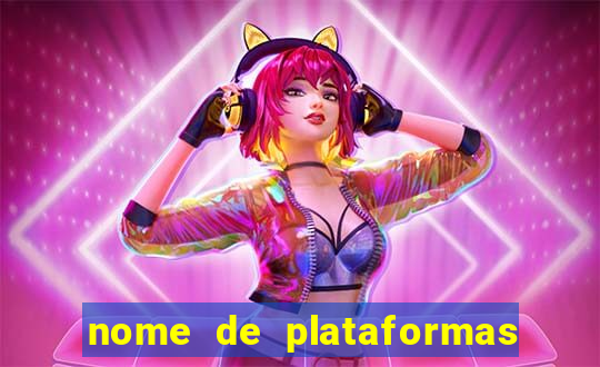 nome de plataformas de jogos